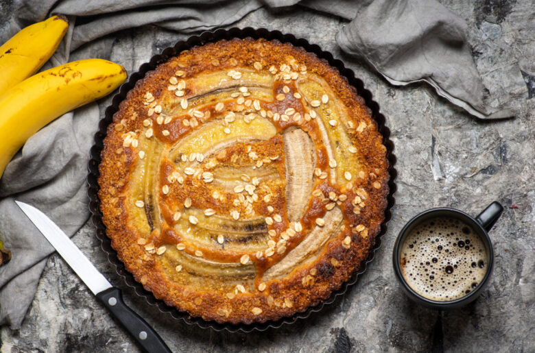 Torta yogurt e banane