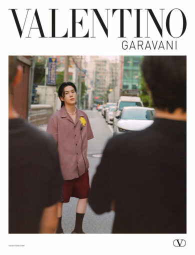 SUGA per Valentino (ph. ufficio stampa Valentino)