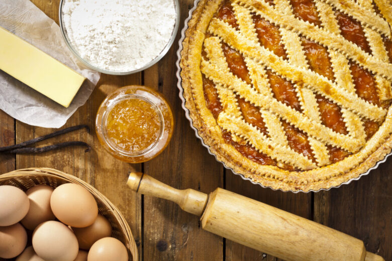 Crostata di albicocche senza burro
