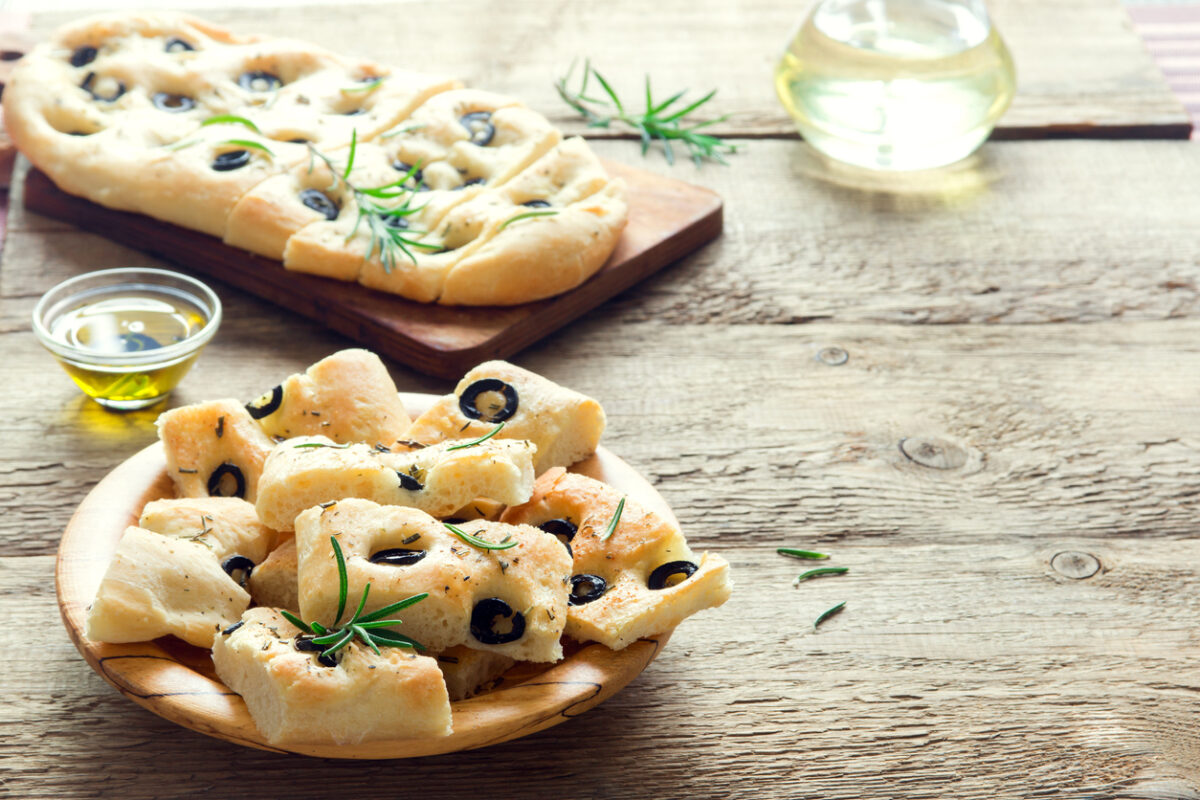 Focaccine alle olive senza glutine