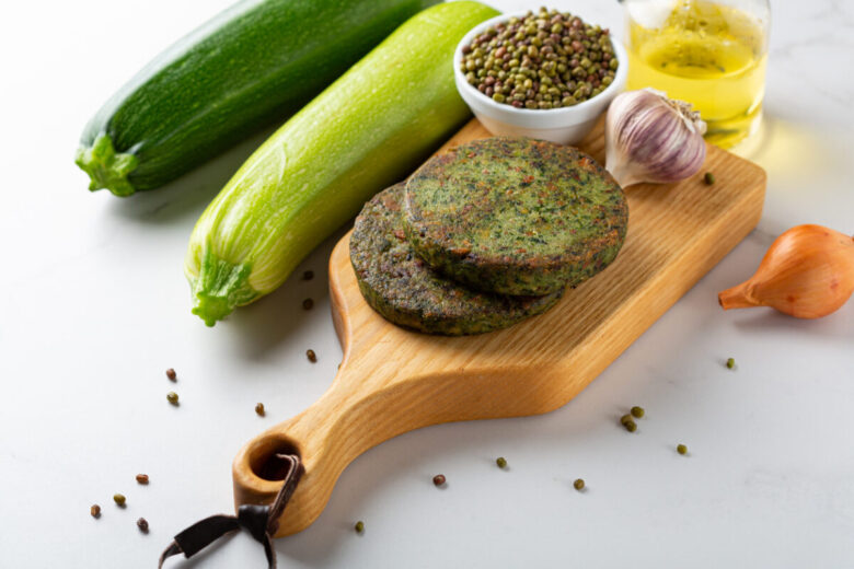 Hamburger di lenticchie e zucchine