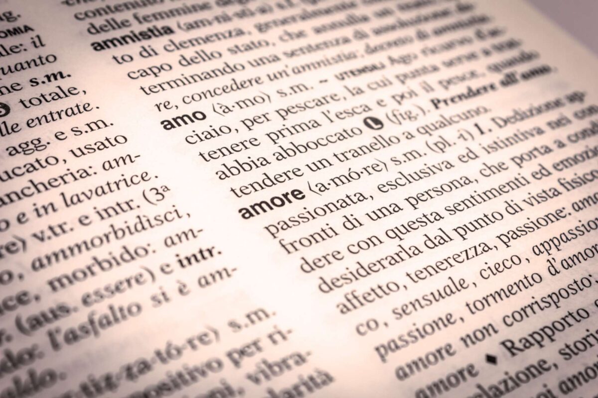 Vocabolario italiano (ph.iStock)