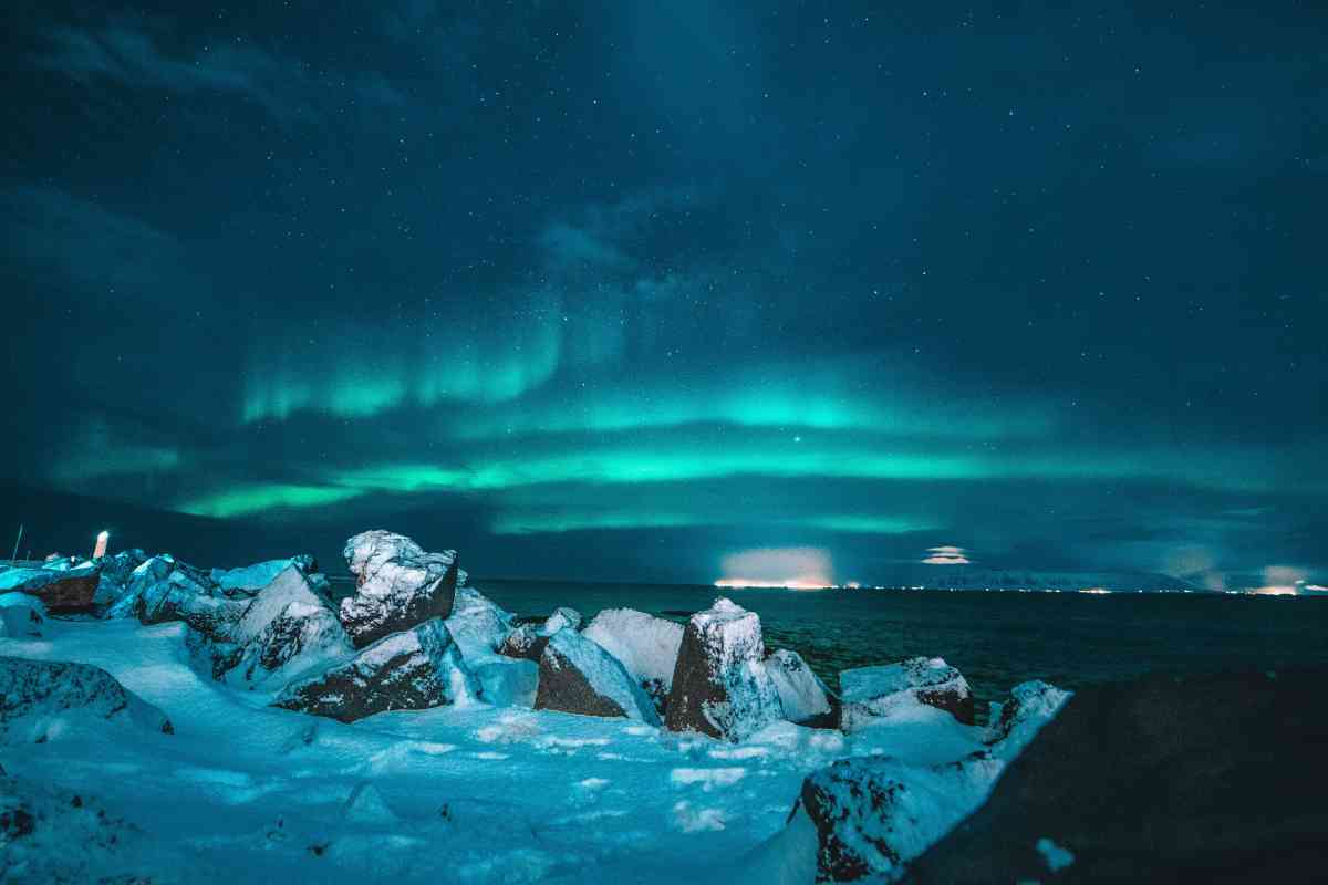 L'aurora boreale in Islanda (ph. Unsplash)