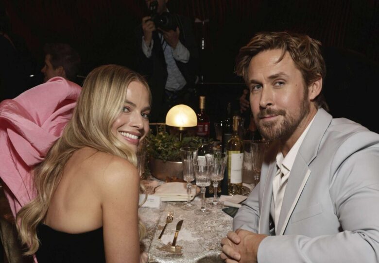 Margot Robbie e Ryan Gosling (ph.Fotogramma)