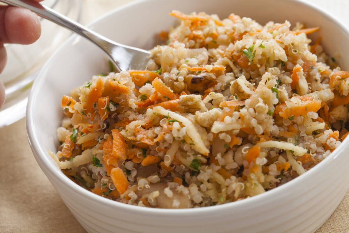 Cocotte di quinoa e carote
