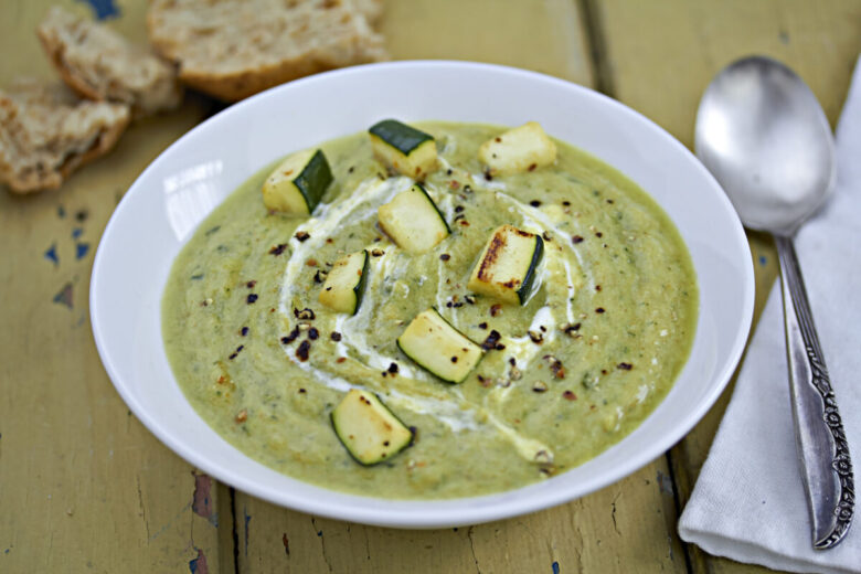 Crema di zucchine e pomodorini