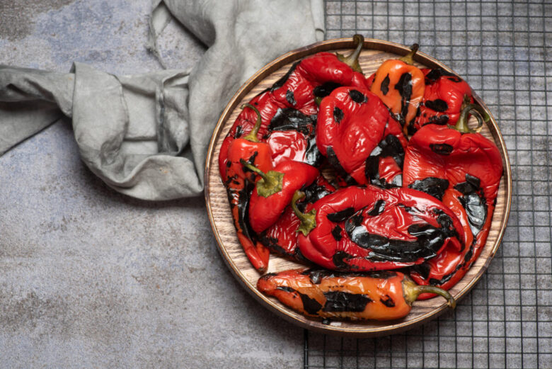 Involtini di peperoni al forno