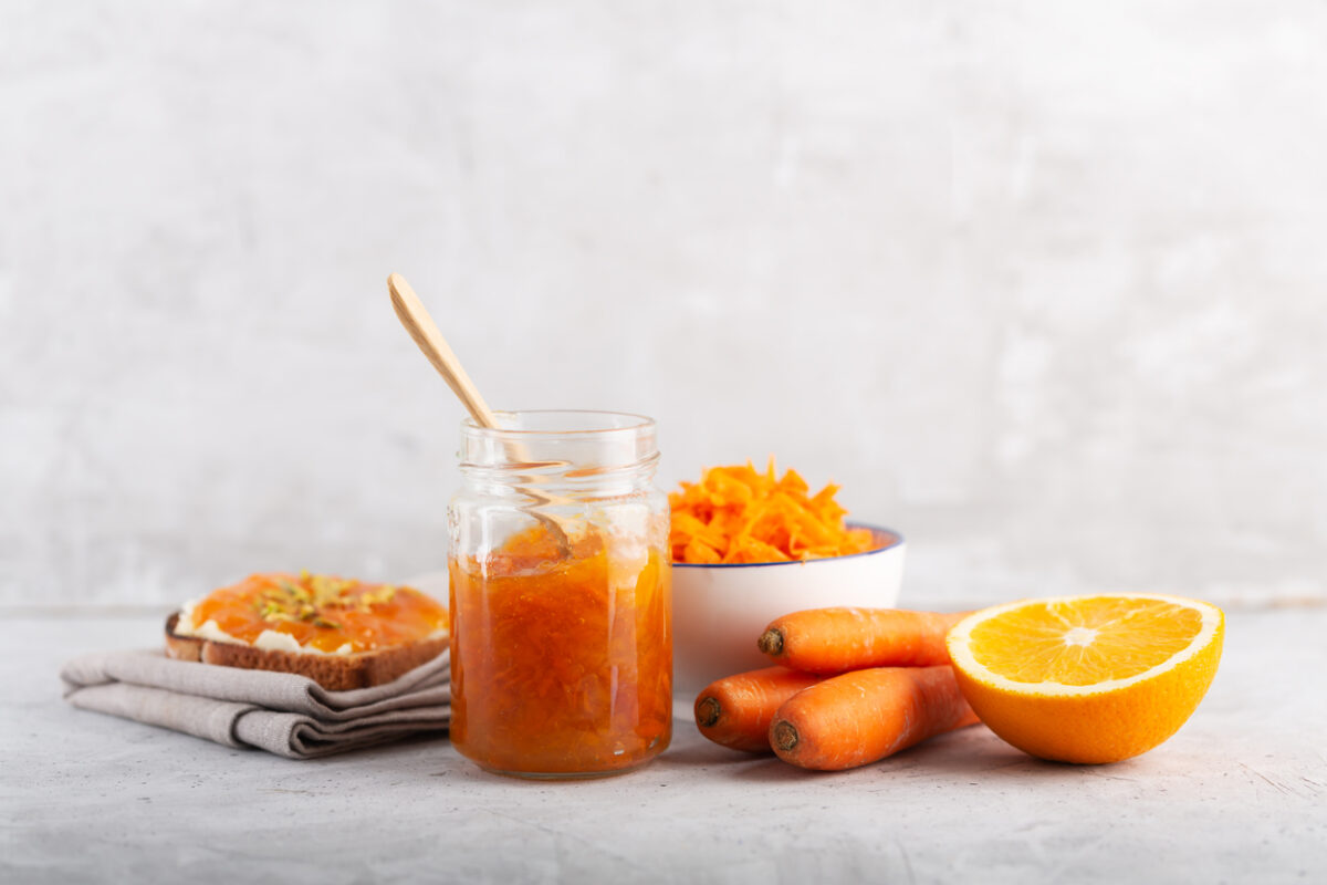 Marmellata di carote e agrumi