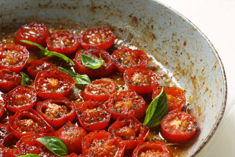 Pomodorini caramellati all'aceto balsamico