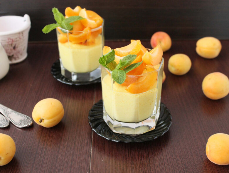 Budino di albicocche