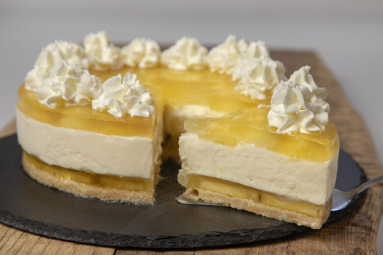 Torta fredda ananas e cocco
