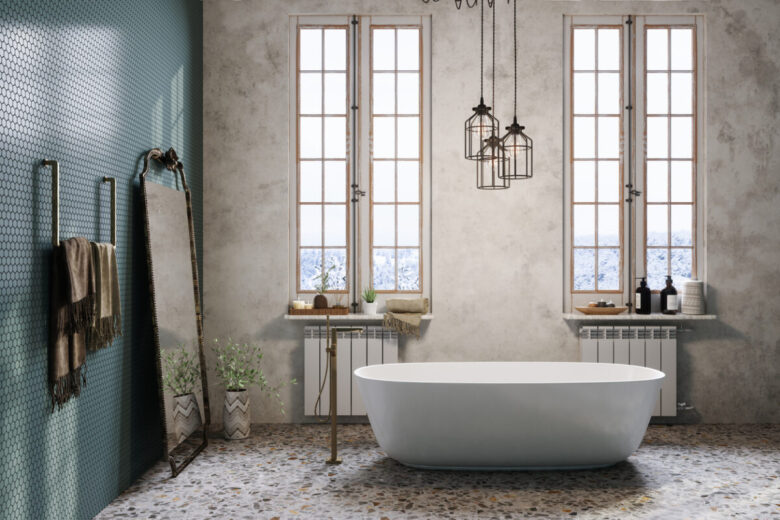 Pavimento con mattonelle antiche: 3 soluzioni di arredo