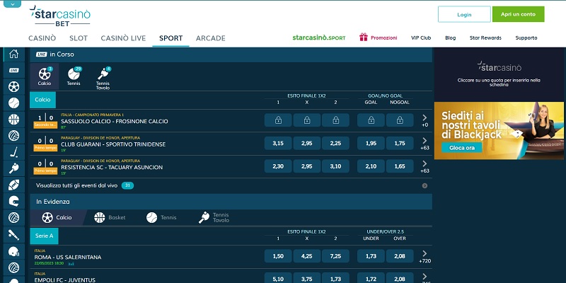 Image alt tag_ Star Casino Sports IT
