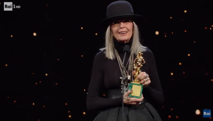 Diane Keaton ai David di Donatello nel 2018 - unadonna.it - 20251013