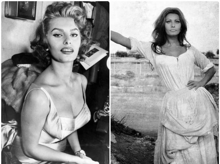 sophia loren collage due foto