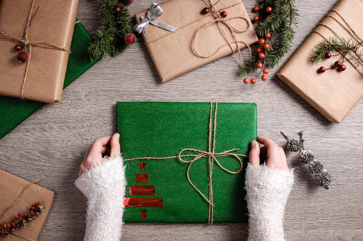 Regali di Natale impacchettati