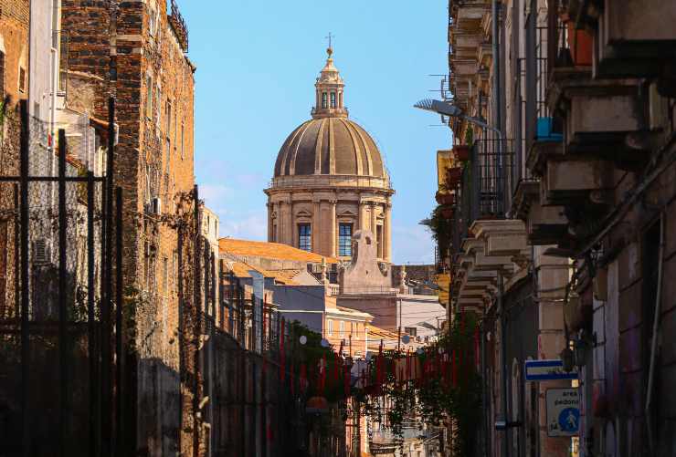 Scorcio sulla città di Catania