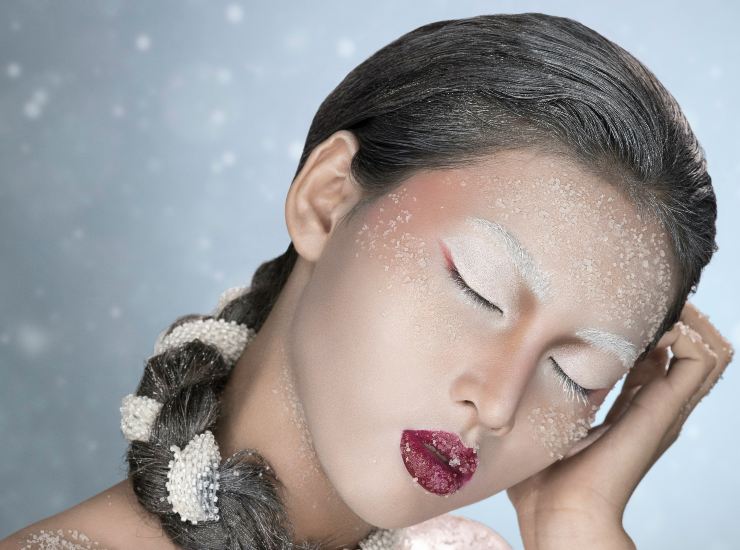 ragazza orientale viso